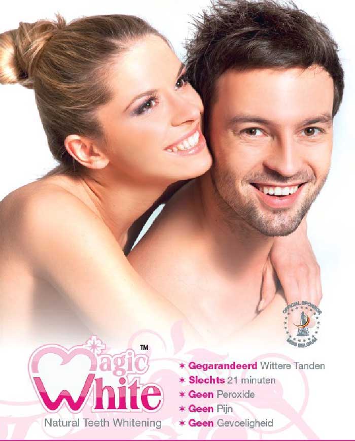 Witte tanden Magic white
